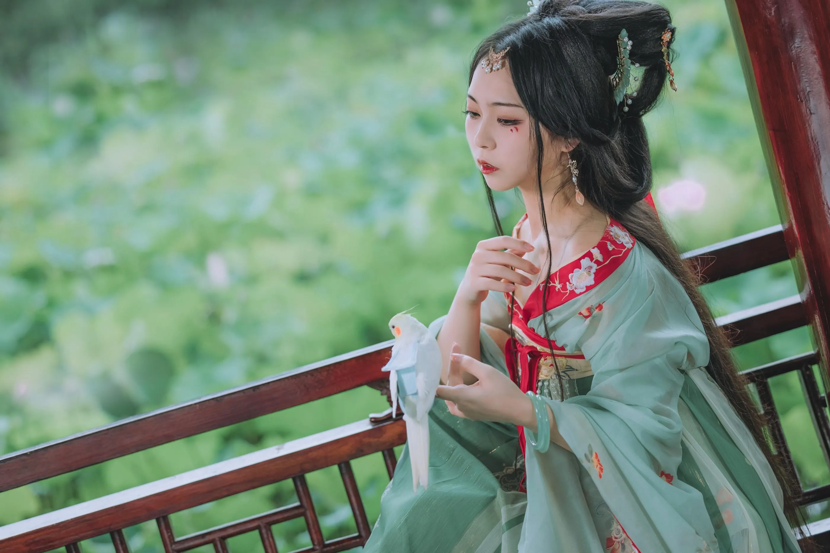[YITUYU艺图语]2022.08.13 风荷举 阡墨红尘 [22P]插图9